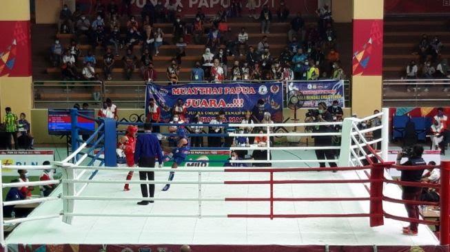 Atlet Muathai Lampung Lolos ke Babak Final di PON XX Papua